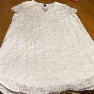 Emily Rose Ivory Floral Mini Dress